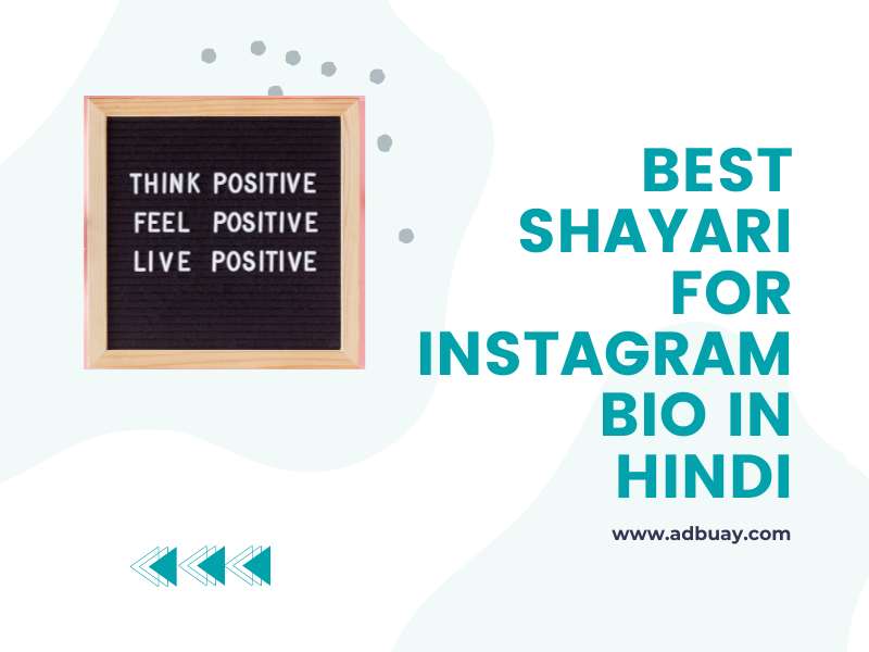 Best Shayari For Instagram Bio in Hindi